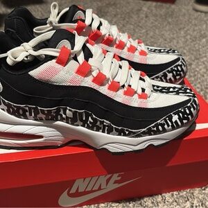 Nike Air Max 95 - Black, White, and Red